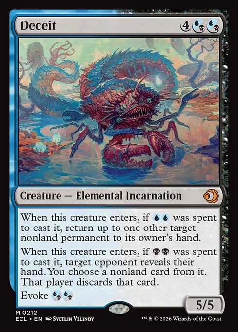 Carta de Magic: The Gathering Deceit