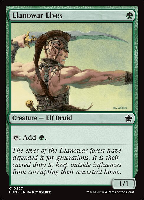 Carta de Magic: The Gathering Llanowar Elves