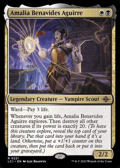 Carta de Magic: The Gathering Amalia Benavides Aguirre