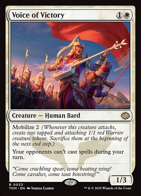 Carta de Magic: The Gathering Voice of Victory